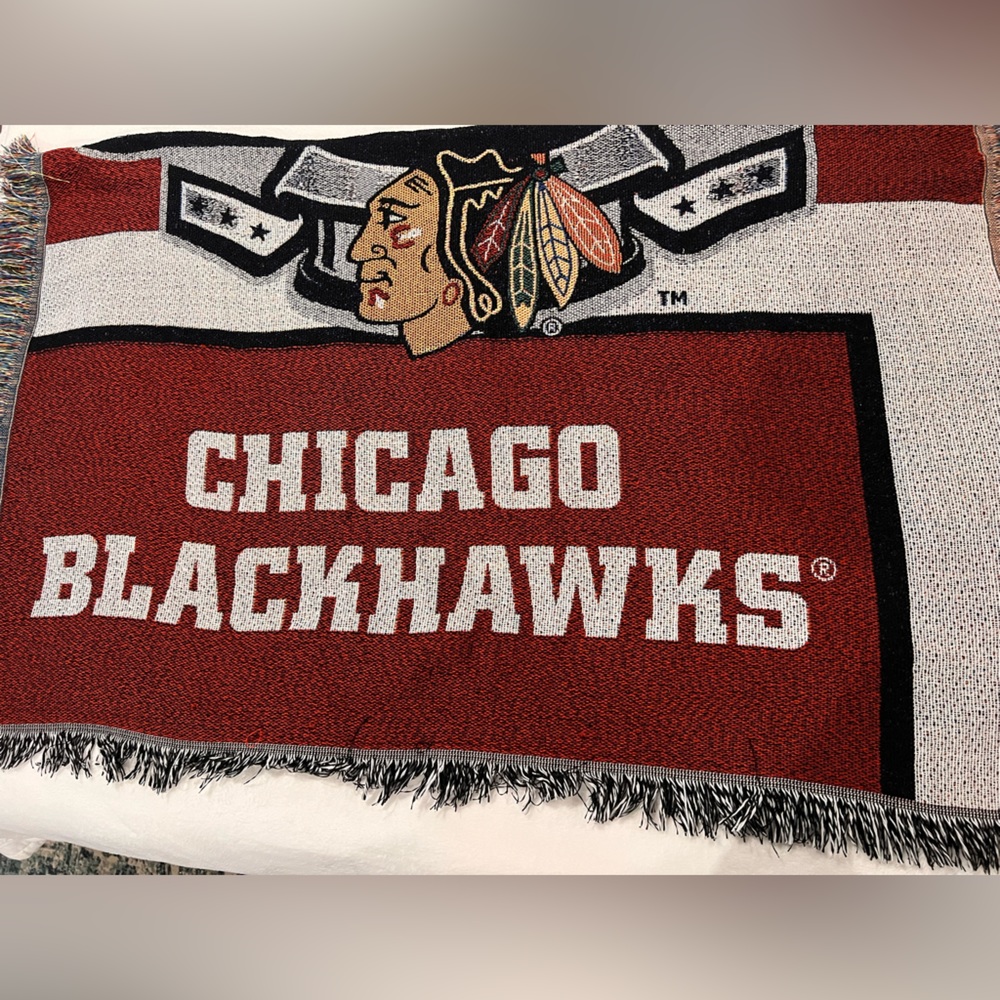 Chicago Blackhawks Stanley Cup Throw Blanket